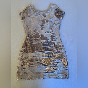 Ark & Co Sequin Dress with matte and shiny sequins